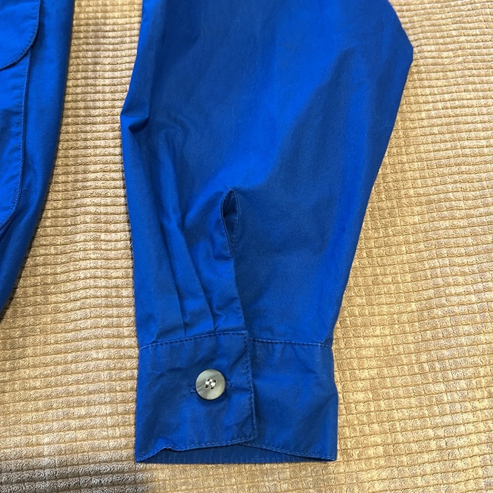 Silver Fern Lightweight 100% Cotton Royal Blue Men’s Jacket - Picture 4 of 7
